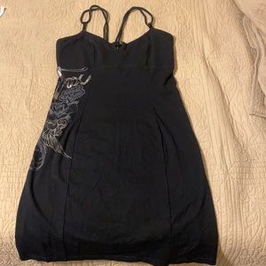 Black fitted dress by Fox